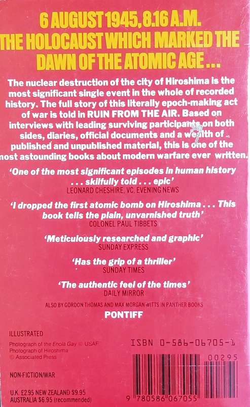 Ruin From The Air: The Atomic Mission to Hiroshima | Gordon Thomas and Max Morgan-Witts