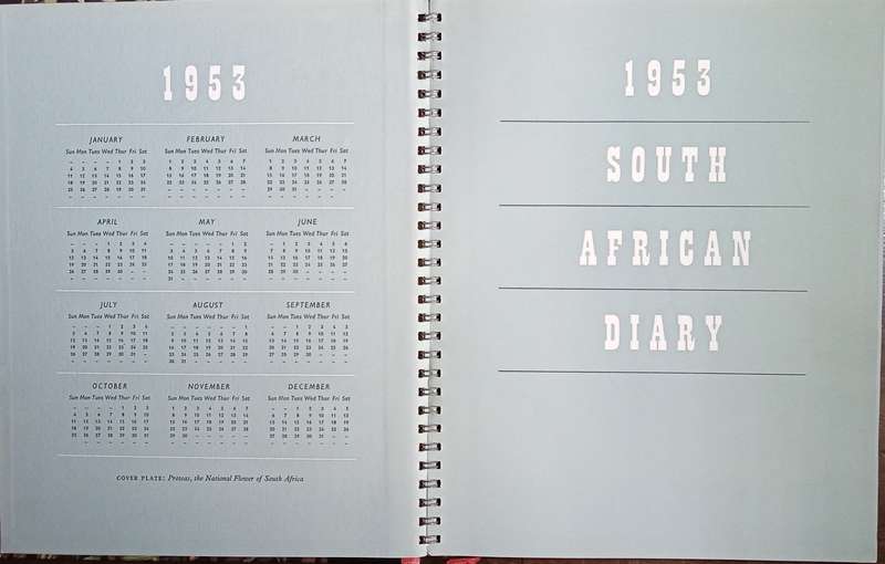 South African Diary, Nineteen Fifty Three
