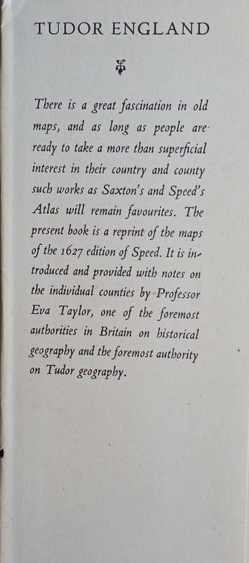 John Speed's Atlas of England and Wales | E.G.R. Taylor