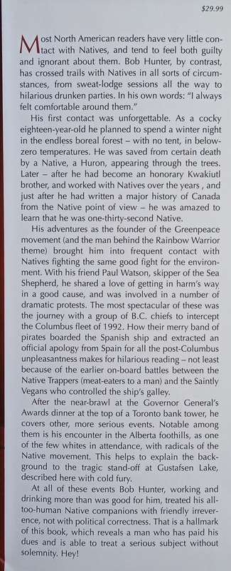 Red Blood. One (Mostly) White Guy's Encounters With the Native World | Robert Hunter