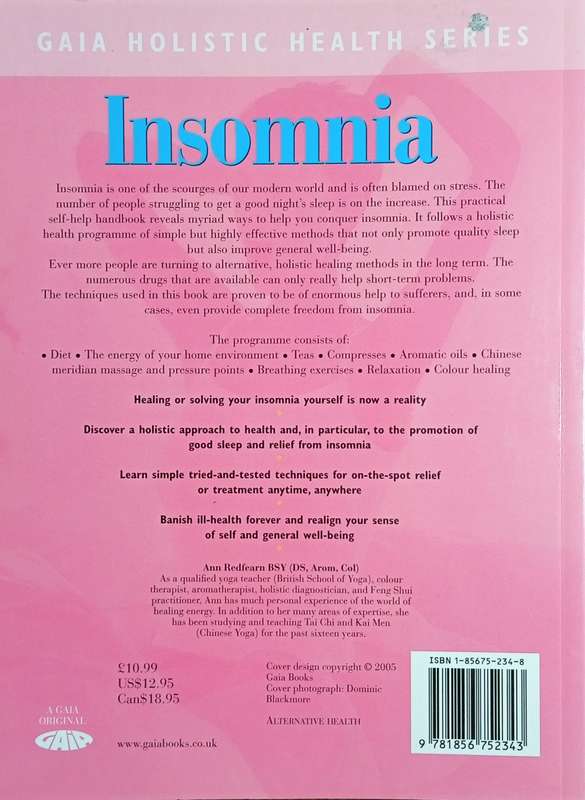 Insomnia: Take Control Of Your Health Naturally | Ann Redfearn