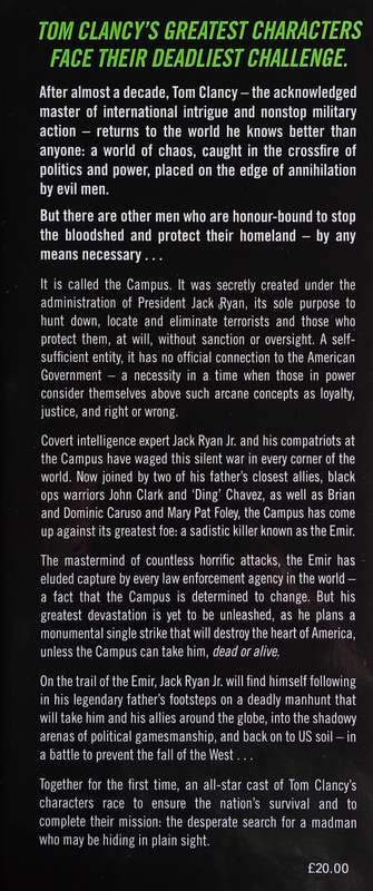 Dead or Alive (Hardcover) | Tom Clancy, with Grant Blackwood