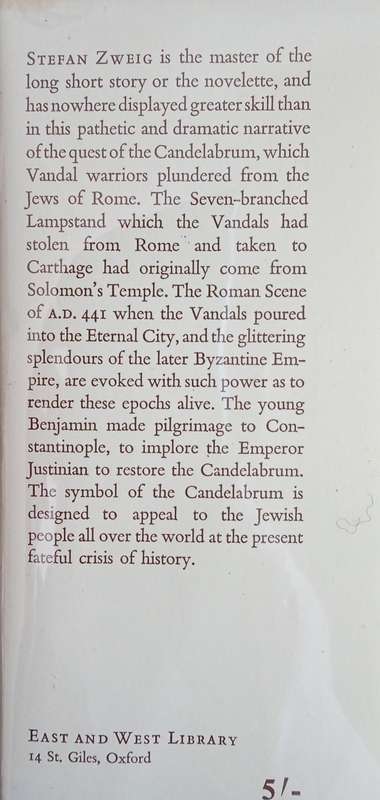 The Buried Candelabrum | Stefan Zweig