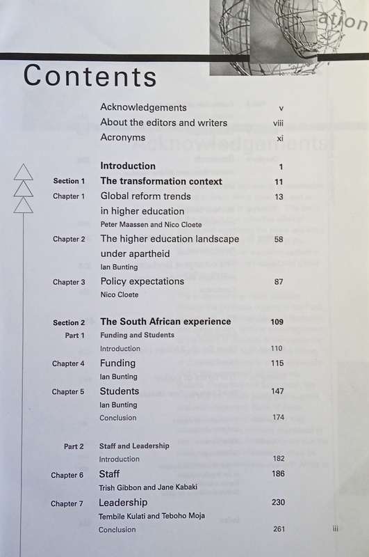 Transformation in Higher Education: Global Pressures and Local Realities in South Africa | Nico C...