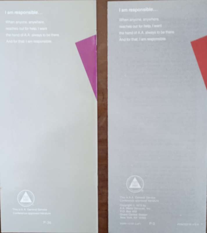 Is AA for Me? and Is AA for You? (2 Pamphlets)