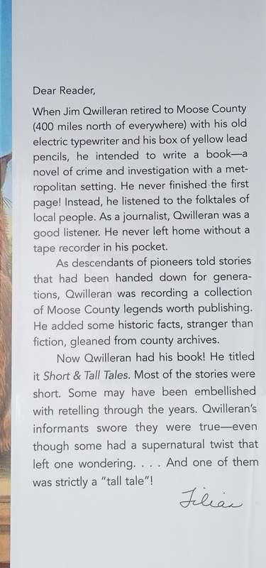 Short and Tall Tales. Moose County Legends Collected by James Mackintosh Qwilleran | Lilian Jacks...