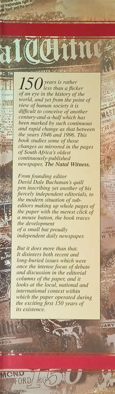 Bearing Witness: The Natal Witness 1846-1996 [Inscribed] | Simon Haw