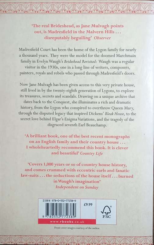 Madresfield: The Real Brideshead | Jane Mulvagh