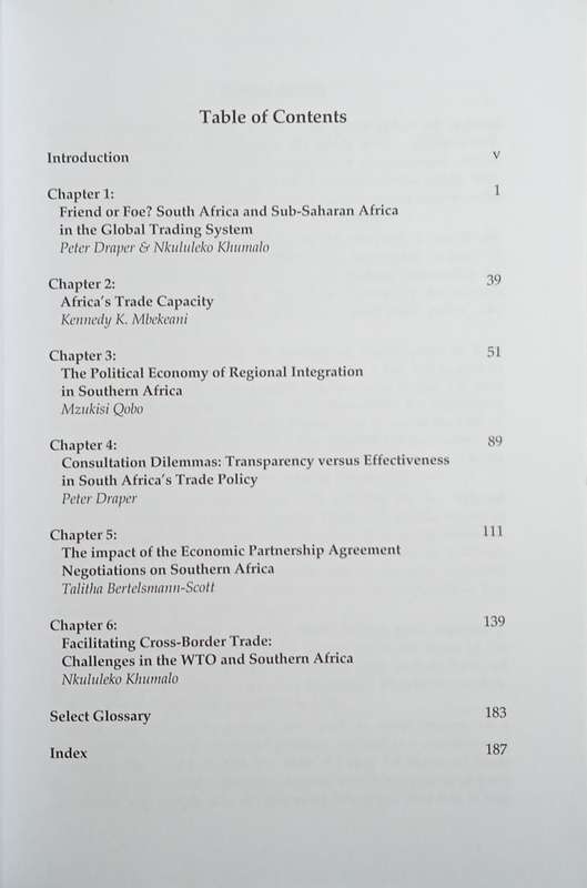 Reconfiguring the Compass: South Africas African Trade Diplomacy | Peter Draper (Ed.)