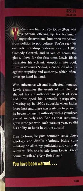Nothing's Sacred | Lewis Black