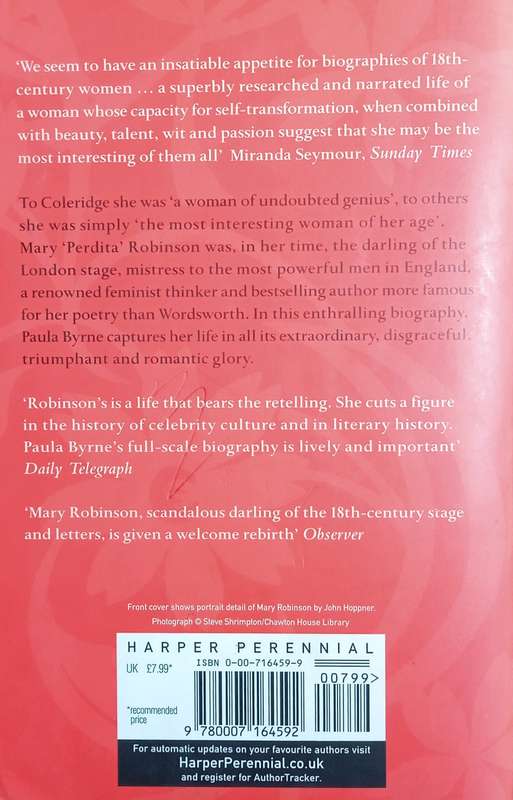 Perdita: The Life of Mary Robinson | Paula Byrne