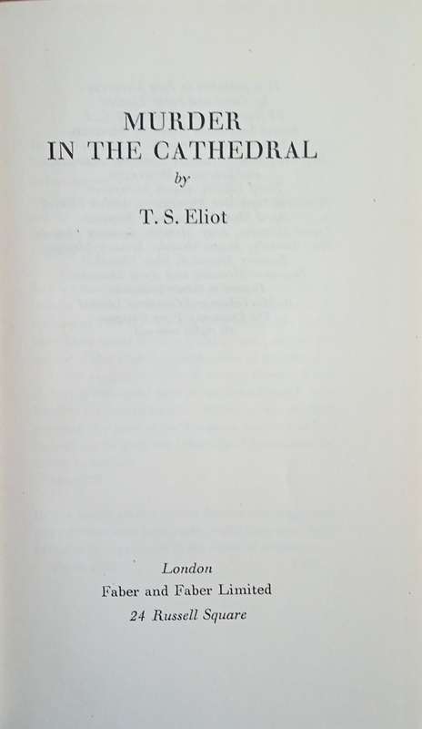 Murder in the Cathedral | T.S. Eliot