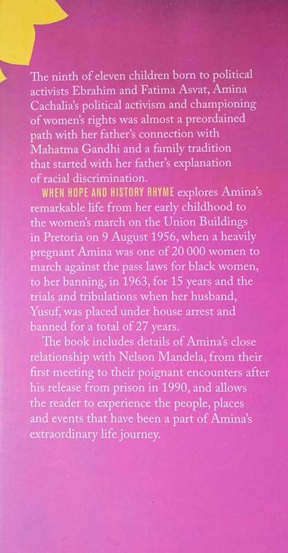When Hope and History Rhyme: An Autobiography | Amina Cachalia
