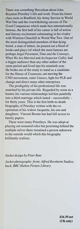 J.B. Priestley | Vincent Brome