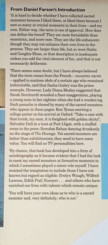 Sacred Monsters | Daniel Farson