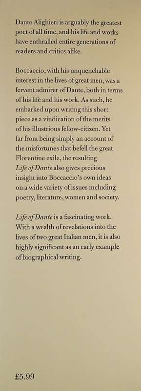 Life of Dante | Giovanni Boccaccio