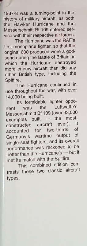 Hurricane and Messerschmitt | Chaz Bowyer and Armand van Ishoven