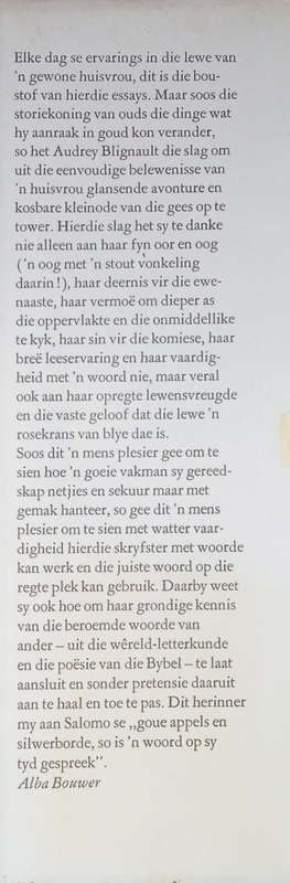 Die Plesierboom [Afrikaans text] | Audrey Blignault