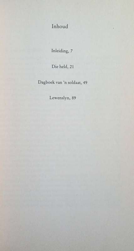 Drie Hoorspele: Die Held, Dagboek Van 'n Soldaat, Lewenslyn [Afrikaans text] | N.P. Van Wyk Louw