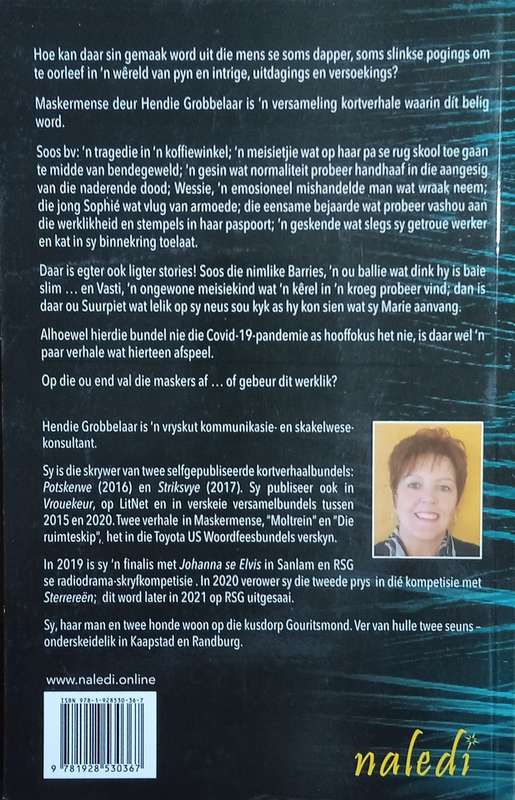 Maskermense [Afrikaans text] | Hendie Grobbelaar