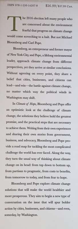 Climate Of Hope: How Cities, Business, And Citizens Can Save The Planet | Michael Bloomberg and C...