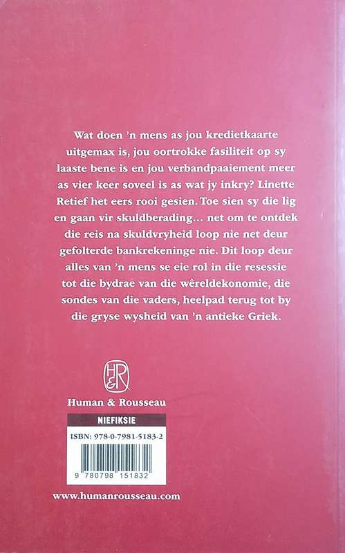 Een Glas Dooswit, Asseblief? Sober Besinnings van 'n Skuldenaar [Inscribed by the author] [Afrika...