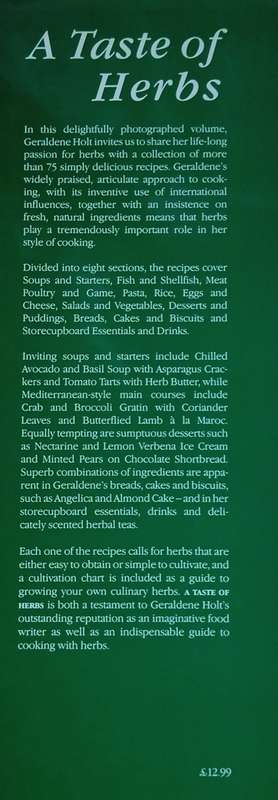 A Taste of Herbs | Geraldene Holt, photography by Debbie Patterson