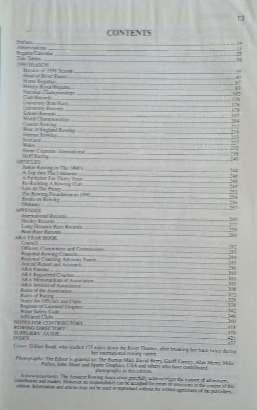 British Rowing Almanack 1991 | Keith Osborne (ed.)