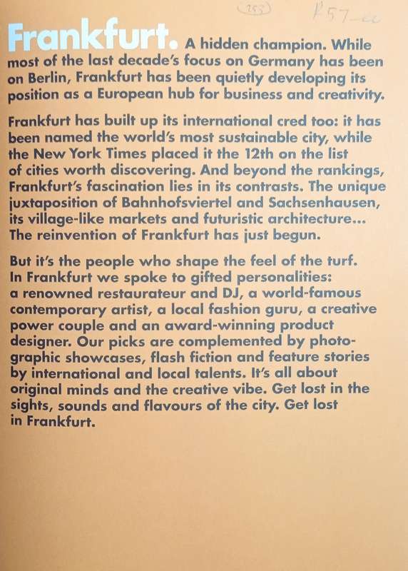 Lost in Frankfurt: Issue No.9