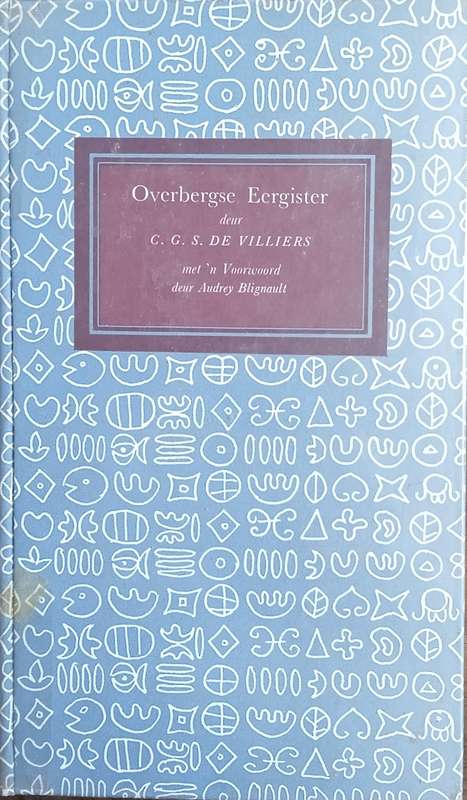 Overbergse Eergister [Afrikaans text] | C.G.S. de Villiers