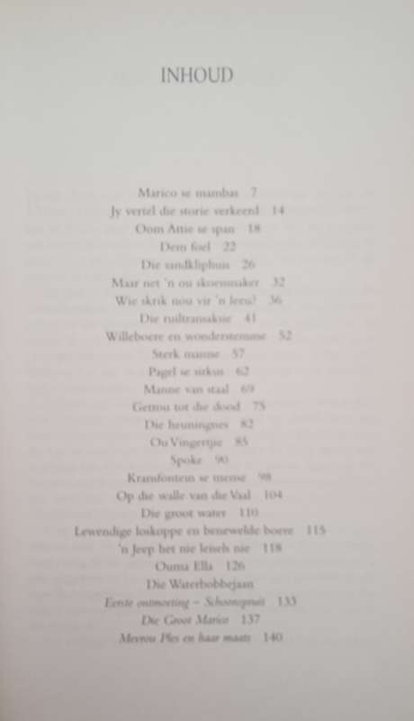 Marico Mambas: Jagstories, Liegstories, Spookstories [Afrikaans text] [Signed] | Piet Swanepoel