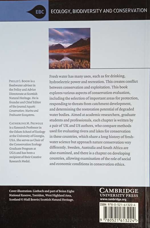 Assessing the Conservation Value of Fresh Waters: An International Perspective | Philip J. Boon a...