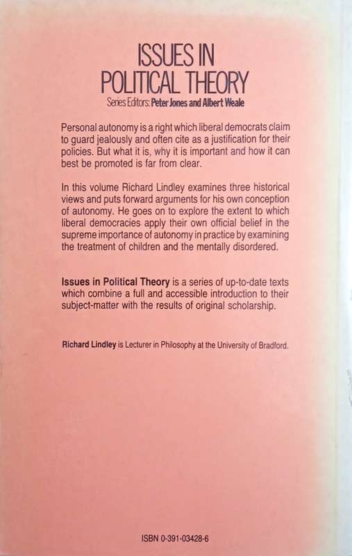 Autonomy | Richard Lindley
