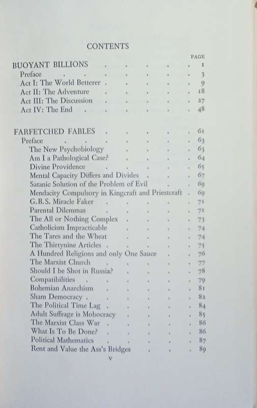 Buoyant Billions, Farfetched Fables, and Shakes Versus Shav | Bernard Shaw