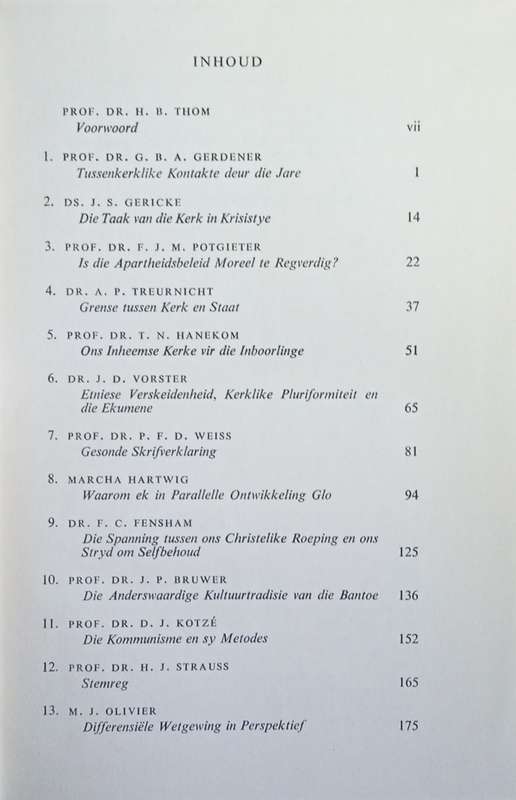 Grense: 'n Simposium oor Rasse- en Ander Verhoudinge [Afrikaans text]