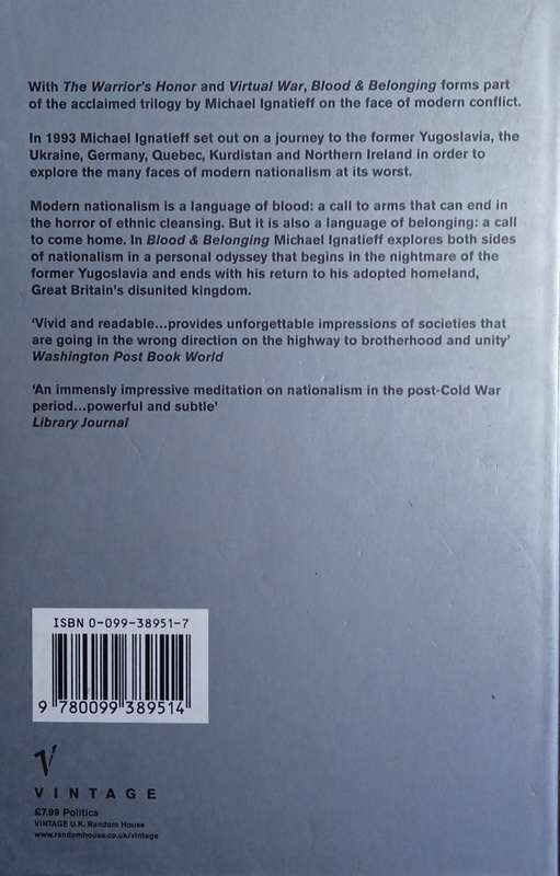 Blood and Belonging | Michael Ignatieff