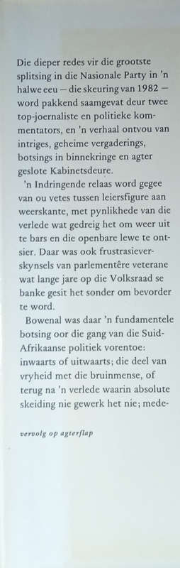 Broedertwis: Die Verhaal van die 1982-Skeuring in die Nasionale Party [Afrikaans] | Alf Ries, Ebb...
