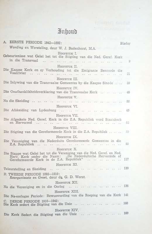 Wonderdade van God. Jubileum Gedenkboek 1842-1942: Hoofstukke uit die Geskiedenis van die Ontstaa...