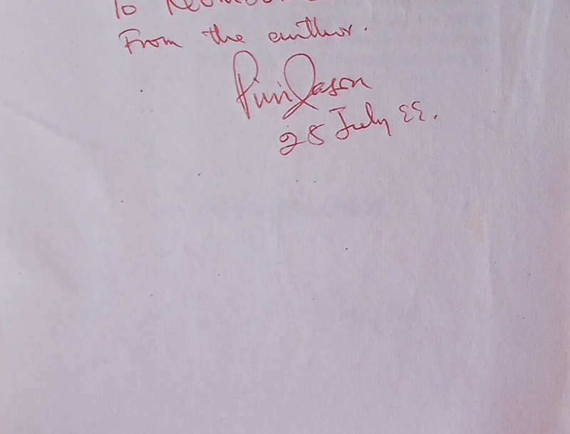 A Familiar Road: A Collection of Pini Jason's Most Provocative Essays [Inscribed] | Pini Jason