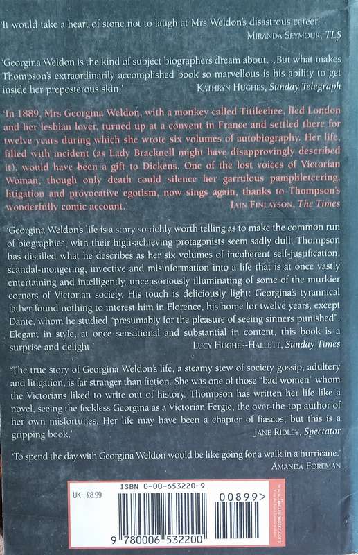 A Monkey Among Crocodiles: The Disastrous Life of Mrs. Georgina Weldon | Brian Thompson