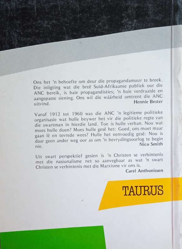 Praat Met die ANC [Afrikaans] | Gerrit Olivier (ed.)