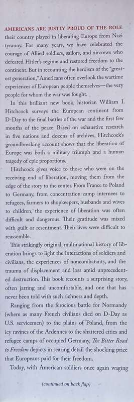 The Bitter Road to Freedom: A New History of the Liberation of Europe | William I. Hitchcock