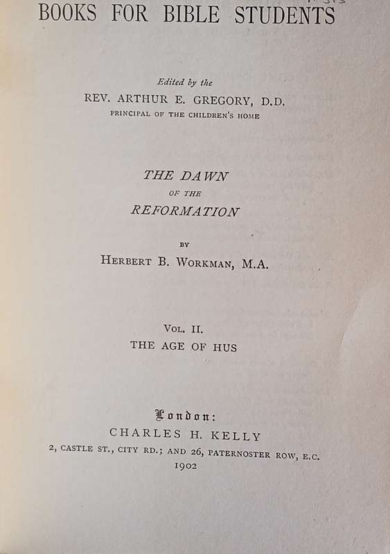 The Dawn of the Reformation. Vol. II: The Age of Hus | Herbert B. Workman