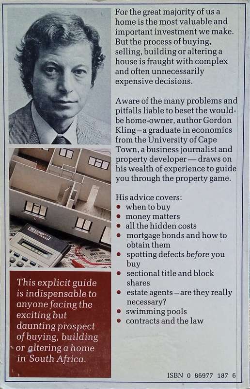 Buying, Building and Altering a Home in South Africa | Gordon Kling