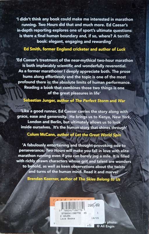 Two Hours: The Quest to Run the Impossible Marathon | Ed Caesar