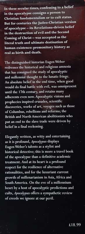 Apocalypses: Prophecies, Cults and Millennial Beliefs Throughout the Ages | Eugen Weber