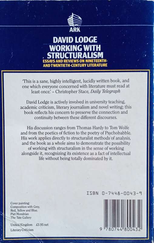 Working with Structuralism: Essays and Reviews on Nineteenth- and Twentieth-Century Literature | ...