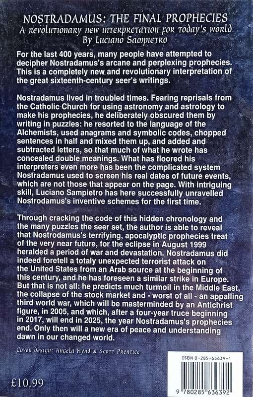 Nostradamus: The Final Prophecies | Luciano Sampietro