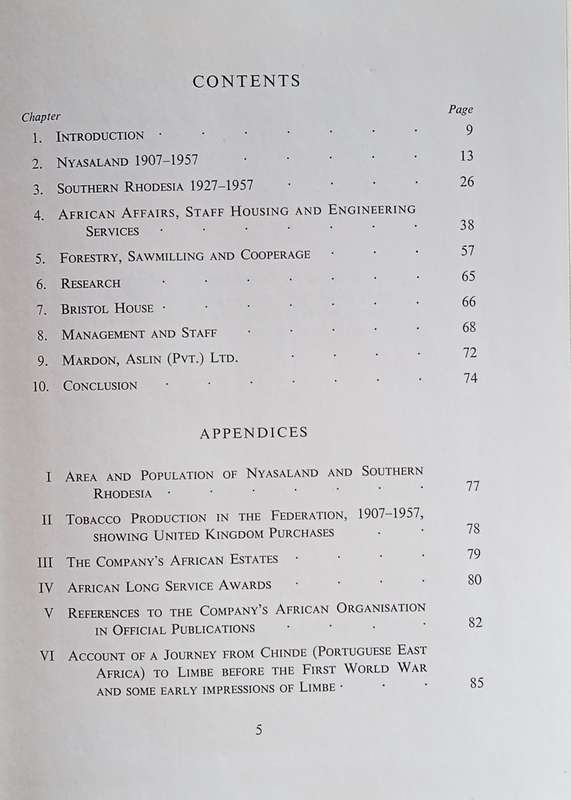 Fifty Years of Progress: The African Organisation of the Imperial Tobacco Company 1907-1957 | W. ...