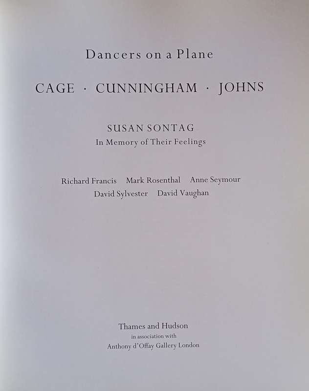 | Susan Sonntag, Richard Francis, Mark Rosenthal, Anne Seymour, David Sylvester, David Vaughan